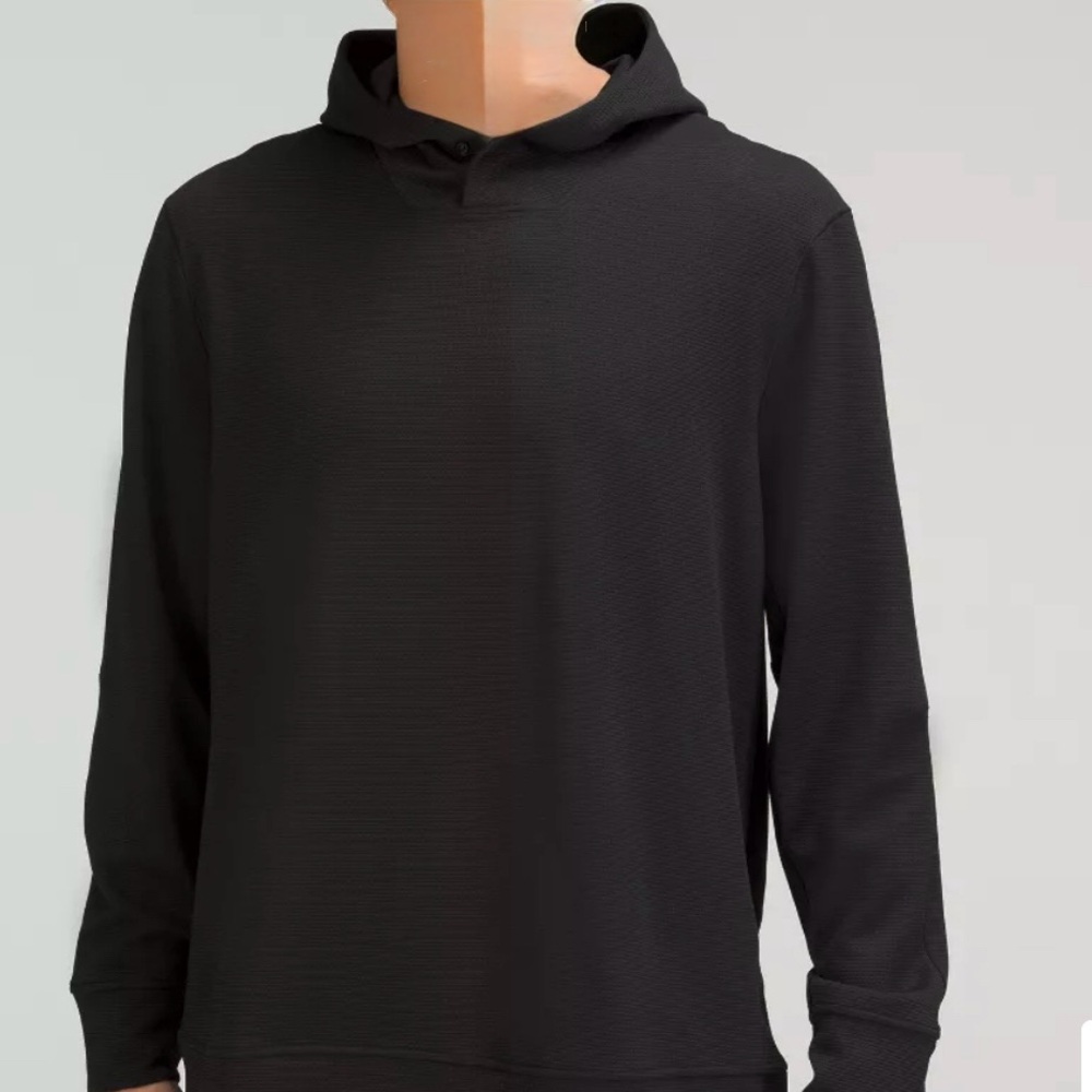 lululemon athletica Black Hooded Long-Sleeve Pullover